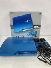 ＆【美品】【通電確認済み】PS3   本体　CECH-3000B  スプラッシュブルー　コントローラー　【ゲーム機本体】【2】
