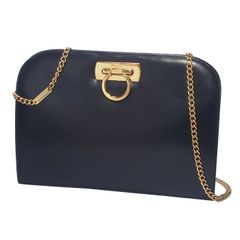 サルヴァトーレ・フェラガモ Salvatore Ferragamo ガンチーニ チェーン ショルダーバッグ P21 0587