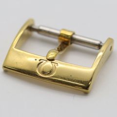 オメガ　尾錠未使用　ゴールド　16mm 時計用ベルト、バンド オメガ 純正尾錠 16mm用 ゴールドカラー メンズ