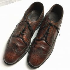 80s USA製】STAFFORD ウイングチップ ビジネスシューズ 9 - メルカリ