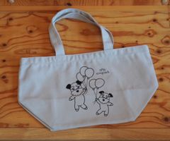シュナウザーランチトートバッグ