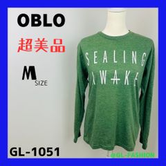 超美品　OBLO オブロ 　ﾛﾝｸﾞTｼｬﾂ　ﾛﾝティ　カジュアル　ナチュラル　メンズ　アースカラー　送料無料