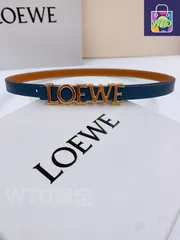 【今日特価】Loewe スムースレザーベルト