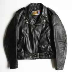【雰囲気抜群】SCHOTT【118/ダブルライダース ジャケット】40 レザー アメリカ製 ブラック ショット 25100668