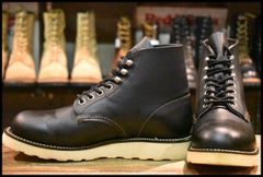 【5.5D 美品 羽タグ】レッドウィング 8165 アイリッシュセッター ブラッククローム プレーントゥ 編み上げ ブーツ redwing HOPESMORE【FF479】