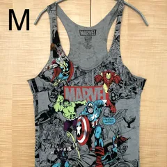 【US古着】M　マーベル　MARVEL　キャプテン・アメリカ　タンクトップ