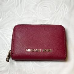 MICHAEL KORS マイケルコース　小銭入れ　コインケース　パスケース　赤　レッド