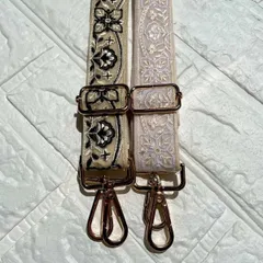 インド刺繍リボン　ショルダーストラップ　ショルダーベルト　スマホストラップ　ハンドメイド　＊No.21