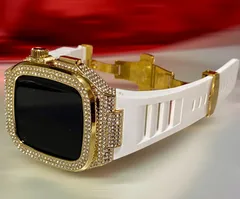 Apple Watchカバーケースアップルウォッチラバーバンドベルト 7