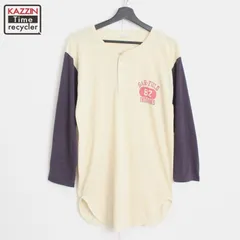 80s USA製 vintage Champion トリコタグ ベースボール 長袖Ｔシャツ メンズ 表記XLサイズ