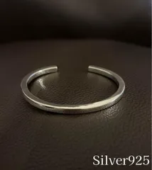 シルバー  オープンバングル シンプル メキシカン ヴィンテージ b8