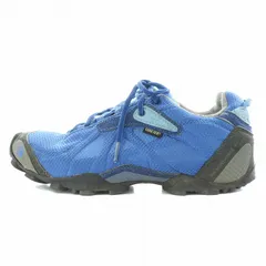 ザノースフェイス THE NORTH FACE トレッキングシューズ ローカット ロゴ US7 25cm 青 ブルー 黒 ブラック /BBのサムネイル