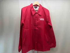 VANS コーチジャケット 赤 Lサイズ VANS - 最値!定価11880円!新品!バンズ VANS コーチジャケット 赤 M
