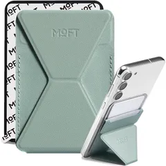 【新着商品】MOFT X 新型MOVAS? 【粘着シートタイプ】 スマホスタンド Magsafe非対応 多機種対応 カードケース グリップ カード収納 薄型軽量 折り畳み式 持ち歩き便利 スマートフォン iPhone android 全機種対応 (スモーク 1のサムネイル