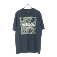 アディダス 迷彩柄 半袖 Tシャツ M ブラック adidas メンズ