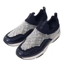 Ferragamo フェラガモ　ビジュークリスタル スリッポン シューズ＊