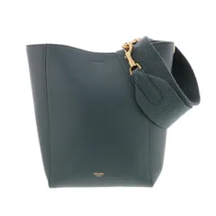 【中古】 CELINE （セリーヌ） ｻﾝｸﾞﾙ ｽﾓｰﾙﾊﾞｽｹｯﾄ バッグ ショルダー/メッセンジャーバッグ  ｸﾞﾘｰﾝ SANGLE SMALL Green 189303AH4 used:Bのサムネイル