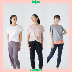 ＜tejas(テジャス)＞padma-tops [TL231421]  Tシャツ トップス ヨガウェア サンプル品