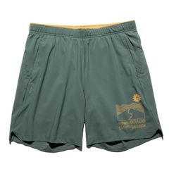 【新品】Run Amok ラン・アモック ハーフパンツ 7インチ BOMMER 2.0 7" RS322-FOR メンズ FOREST メンズ ロアークリバイバル ROARK Revival ボマー ショーツ ランニング トレイルランニング トレラン マラソン