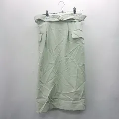 ◇ ◎ Θ Techichi テチチ 膝下丈 タイト スカート サイズS グリーン系 レディース E  【1410100068425】