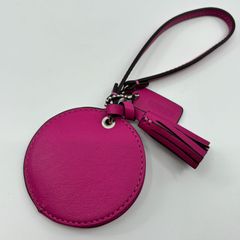 Coach コーチ ミラー バックチャーム　ピンク