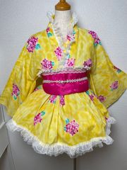 新品✨【ピンク姫ギャル浴衣ドレス】大人サイズ浴衣ドレス