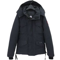 カナダグース 4071MA CONSTABLE PARKA コンスタブルパーカー ロゴワッペン ジップアップ ダウン ジャケット ネイビー XS 45840
