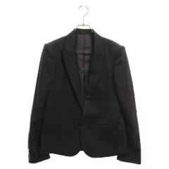 NUMBER (N)INE (ナンバーナイン) 06AW NOIR期 エルボーパッチ ピークドラペル 1B テーラードジャケット ブラック F06-NJ001Bのサムネイル