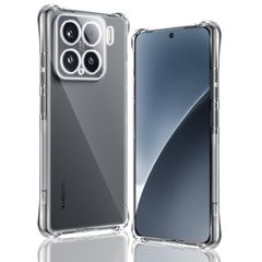 対応 Xiaomi 15 ケース ソフト クリア TPU カバー 【米軍MIL規格】 シャオミ 15 用 カバー 保護ケース 柔らかいTPU 薄型 耐衝撃 PC背面 傷つけ防止 四隅滑り止 排熱性 透明 耐黄変 レンズ保護 ワイヤレス充電対応 アローズ 対応 