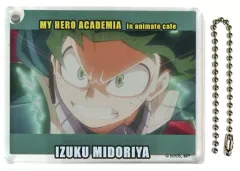 【中古】キーホルダー 緑谷出久 「僕のヒーローアカデミア×animatecafe CoLotta トレーディングアクリルプレートキーホルダー 全面戦争ver. A」