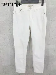◇ YANUK ヤヌーク コーデュロイ スキニーパンツ サイズ26 ホワイト レディース 【1101250000273】
