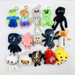 15点セット マインクラフト クリーパー＆エンドドラゴン ぬいぐるみ 新モデル キーホルダーチャーム