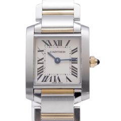 カルティエ Cartier タンク フランセーズ W51007Q4 Cartier Tank  クォーツ 腕時計 レディース アイボリー