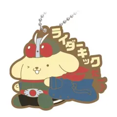 【中古】キーホルダー 仮面ライダー第2号×ポムポムプリンA 「シン・仮面ライダー×サンリオキャラクターズ カプセルラバーマスコット」