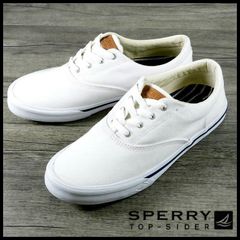 新品 スペリー トップサイダー キャンバス オックスフォード 26.5cm 白 スニーカー SPERRY TOP-SIDER メンズ