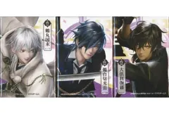 【中古】バッジ・ピンズ 鶴丸国永＆燭台切光忠＆大倶利伽羅 スクエア缶バッジEセット 「Switchソフト 刀剣乱舞無双 アニメイト限定セット」 有償特典