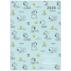 ホールマーク スヌーピー 手帳 2026年 A5 マンスリー ファミリー手帳 兄弟とお絵かき 845865 (2025年 12月始まり) [兄弟とお絵かき]