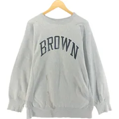 古着 80年代 チャンピオン Champion REVERSE WEAVE リバースウィーブ トリコタグ BROWN ブラウン大学 カレッジスウェットシャツ/eaa515494