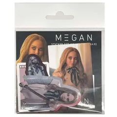 【メール便】ダイカットシール ミーガン ステッカーセット コレクション雑貨 デコレーション