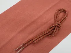 【一輝堂】リサイクル着物 和装小物 帯締め帯揚げセット 角組 金糸 ちりめん 帯締 帯揚 25w07-9124