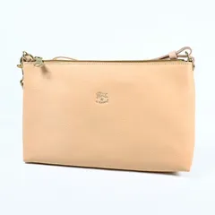 新品 イルビゾンテ ショルダーバッグ レディース クロスショルダー バケッタレザー ナチュラル ヌメ A2941EP 120 BSH092PVX001NA158B