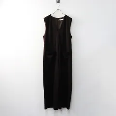 【美品】北欧暮らしの道具店　サロペット 黒 fog linen work / リネンサロペット - 北欧、暮らしの道具店