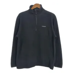 Timberland ティンバーランド ハーフジップ フリースジャケット アウトドア ブラック (メンズ L) 中古 古着 S9345