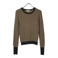 ザラニット 総柄 長袖 セーター M ベージュ系 ZARA KNIT ニット カットソー レディース