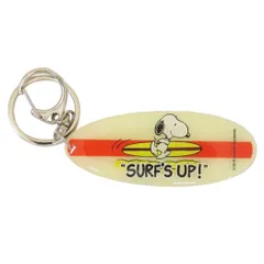 【メール便】スヌーピー キーリング アクリルキーチェーン サーフボード ピーナッツ 牛久保工芸社 アクリルキーホルダー アクキー キャラクター グッズ 
