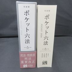 【美品】 ポケット六法 令和6年版 有斐閣