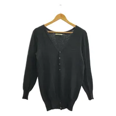 ZUCCa / ズッカ | ウール ロング ニット カーディガン | 1 | チャコールブラック | レディース