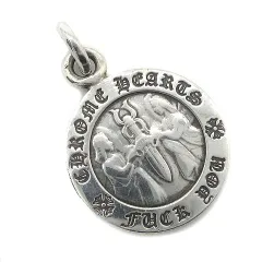 クロムハーツ CHROME HEARTS エンジェル メダル チャーム V1 ペンダント トップ CHRM ANGL MDL シルバー SV925 アクセサリー ☆AA★のサムネイル