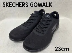 【新品】 WH1 SKECHERS GOWALK/スケッチャーズ ゴーウォーク スニーカー size23cm 黒色/ブラック カジュアル 軽量 運動 未使用品 靴 レディース