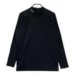 サイズ：XL UNDER ARMOUR アンダーアーマー  モックネック長袖Tシャツ  ブラック系 [240101410366] ゴルフウェア メンズ ストスト